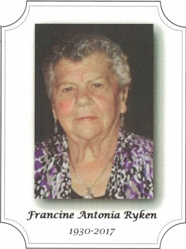 Francine Antonia Ryken